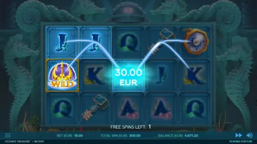 Ocean’s Treasure slot screenshot 5