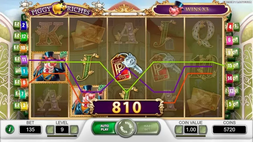 Piggy Riches slot screenshot 3