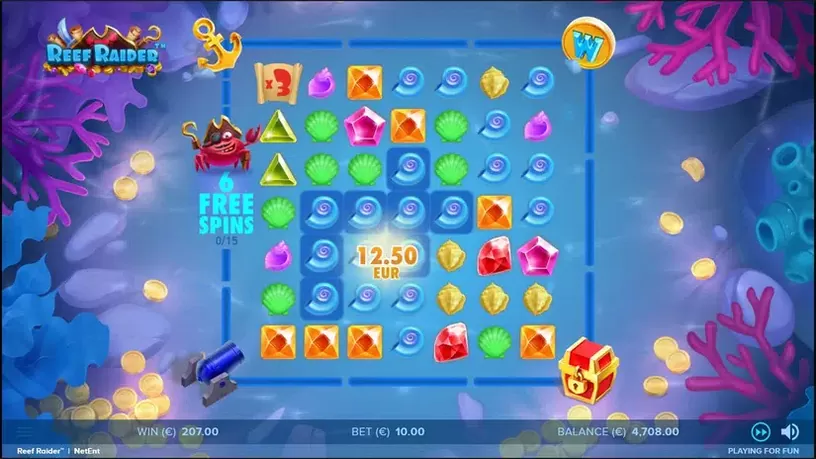 Reef Raider slot screenshot 7