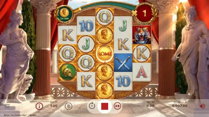 Rome: The Golden Age slot screenshot 5