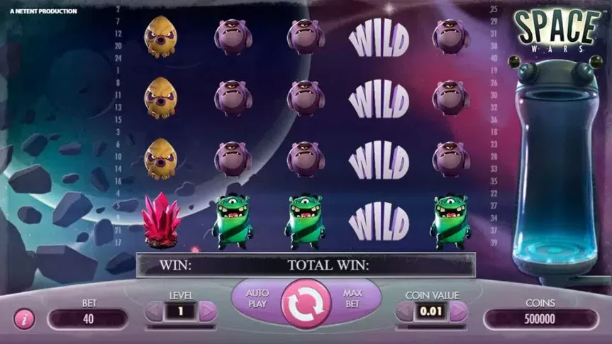 Space Wars slot screenshot 1