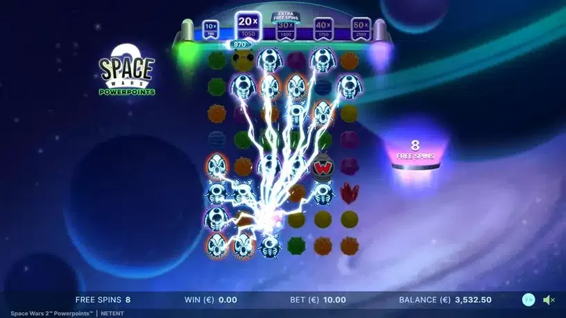 Space Wars 2 Powerpoints slot screenshot 6