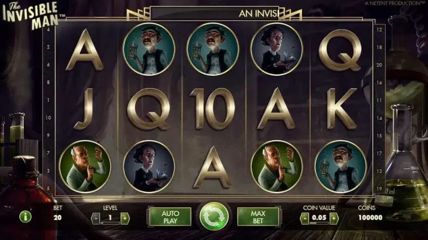 The Invisible Man slot screenshot 2