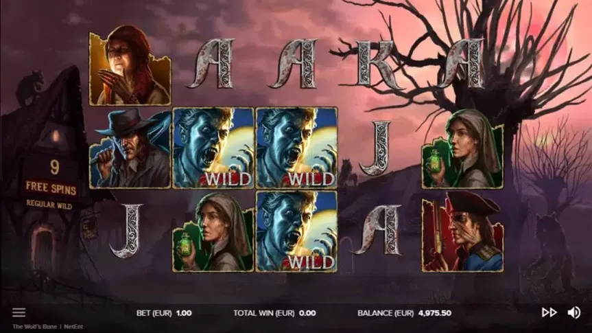 The Wolf’s Bane slot screenshot 3