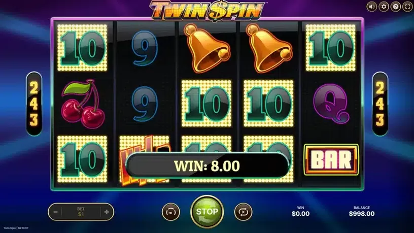 Twin Spin slot screenshot 2
