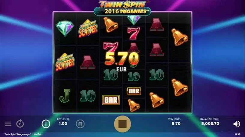 Twin Spin Megaways slot screenshot 2