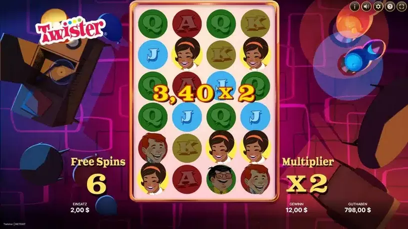 Twister slot screenshot 5