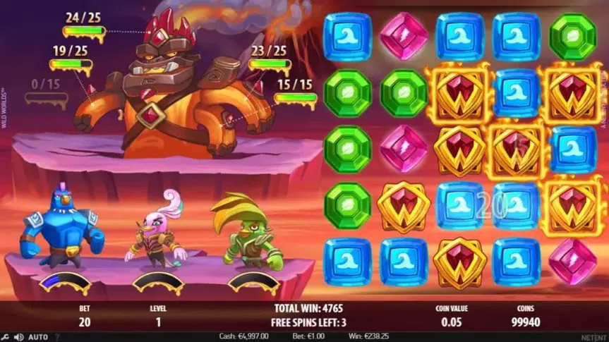 Wild Worlds slot screenshot 5