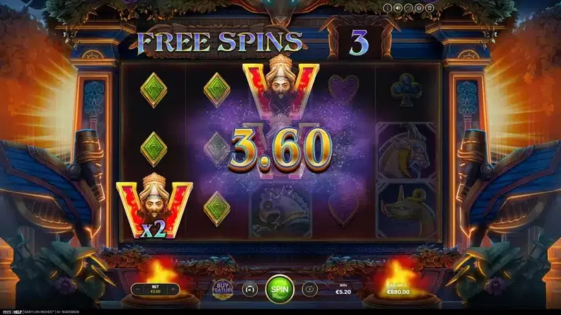 Babylon Riches slot screenshot 5