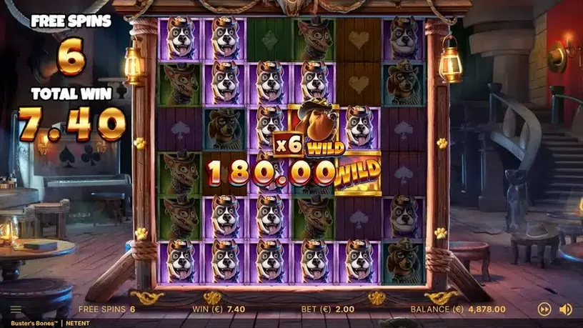 Buster’s Bones slot screenshot 5