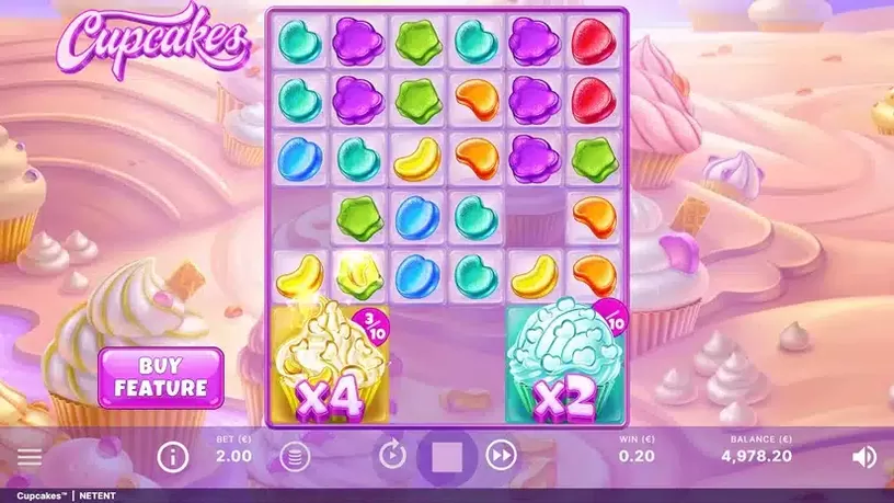 Cupcakes slot screenshot 2