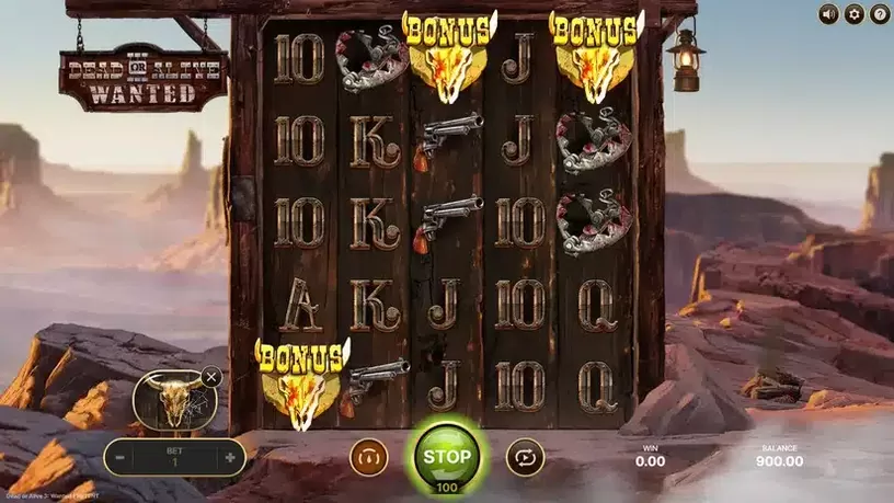 Dead or Alive 3 Wanted slot screenshot 2