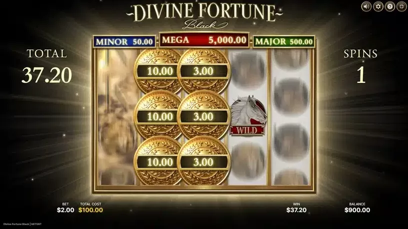 Divine Fortune Black slot screenshot 6