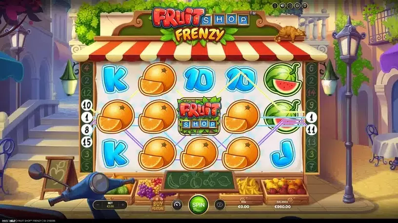 Fruit Shop Frenzy slot screenshot 2