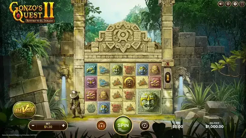 Gonzo’s Quest 2 slot screenshot 1