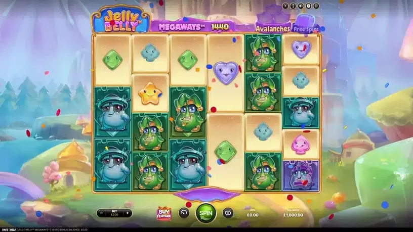 Jelly Belly Megaways slot screenshot 1