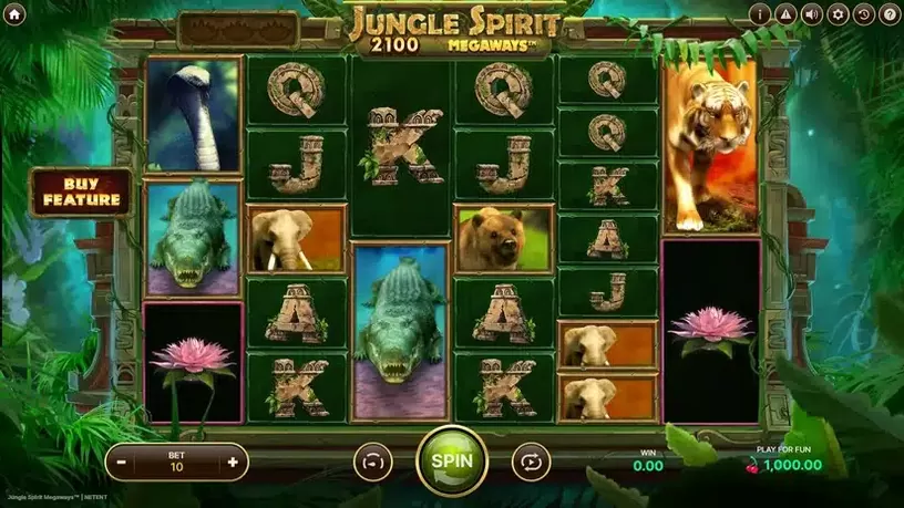 Jungle Spirit Megaways slot screenshot 1