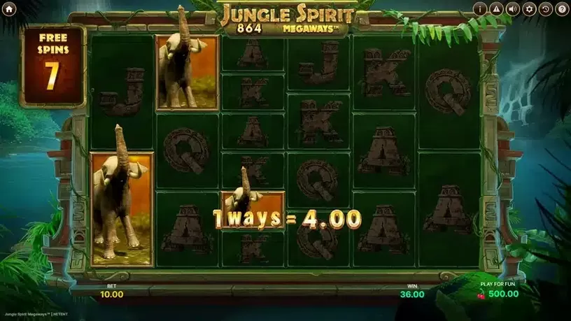 Jungle Spirit Megaways slot screenshot 4