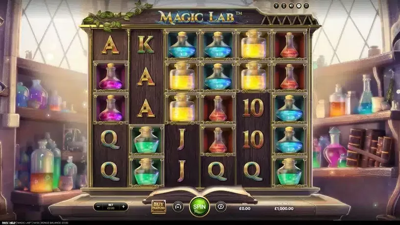Magic Lab slot screenshot 1
