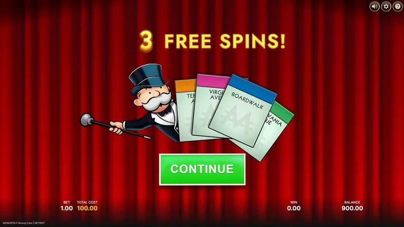 Monopoly Money Line slot screenshot 3