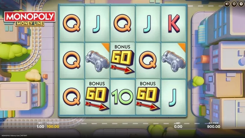 Monopoly Money Line slot screenshot 2