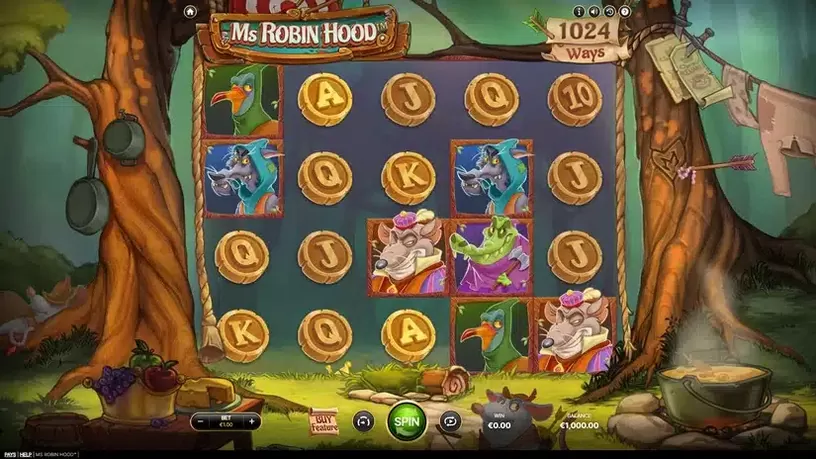 Ms Robin Hood slot screenshot 1