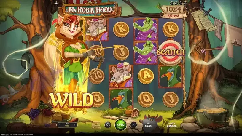 Ms Robin Hood slot screenshot 2