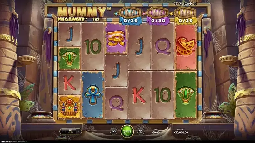 Mummy Megaways slot screenshot 1
