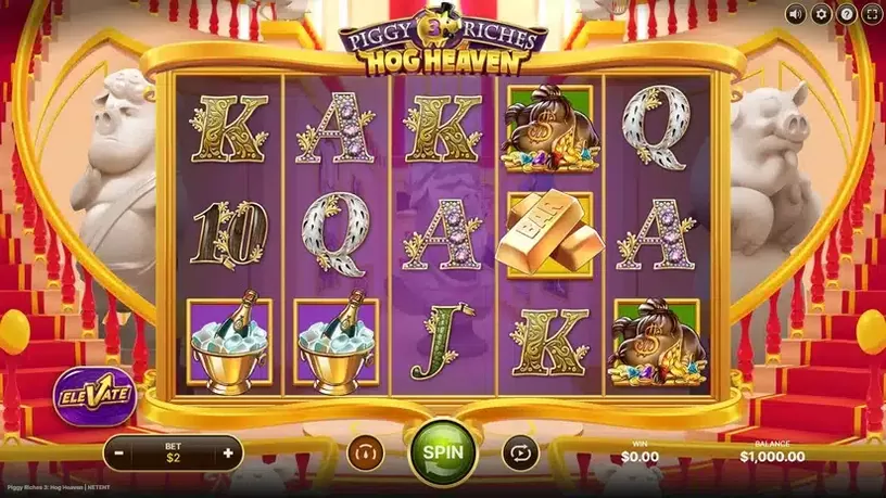 Piggy Riches 3: Hog Heaven slot screenshot 1