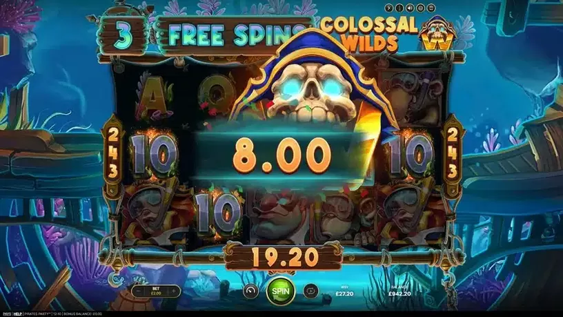 Pirates Party slot screenshot 7