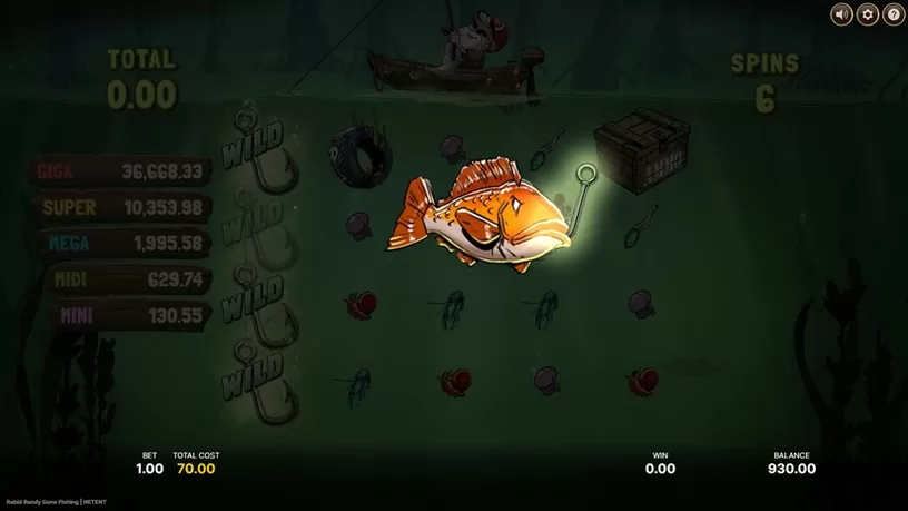 Rabid Randy Gone Fishing slot screenshot 3