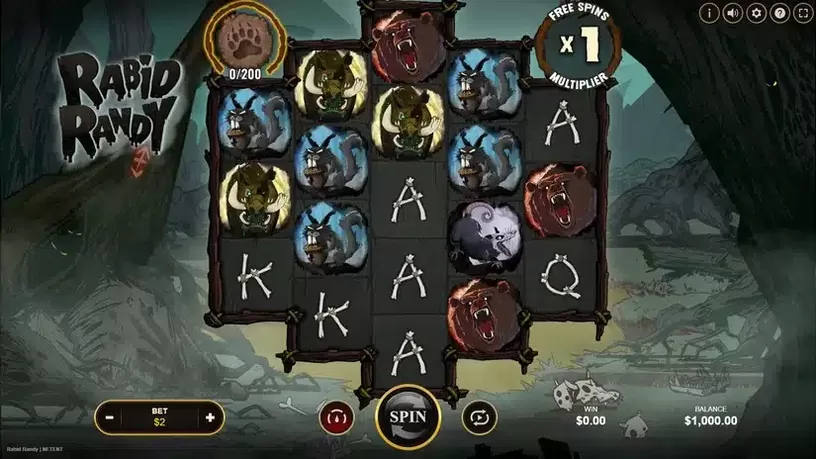 Rabid Randy slot screenshot 1