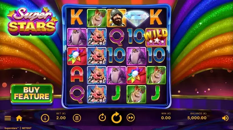 Superstars slot screenshot 1