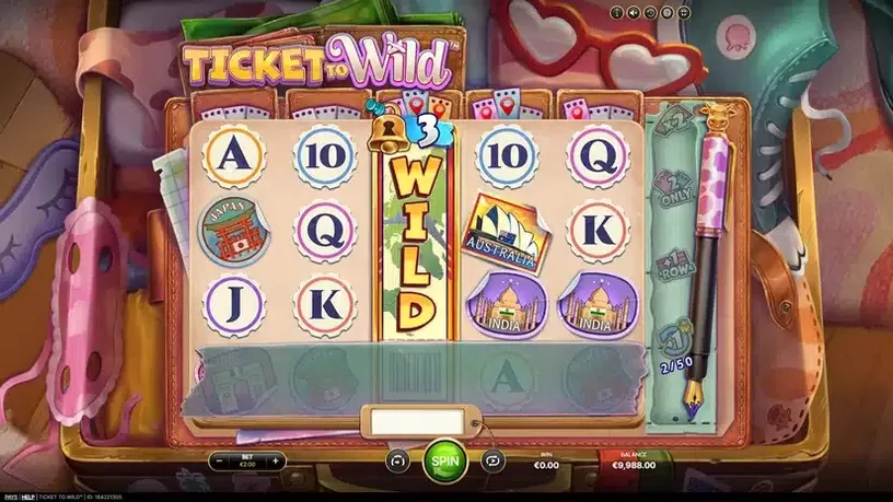 Ticket To Wild slot screenshot 2
