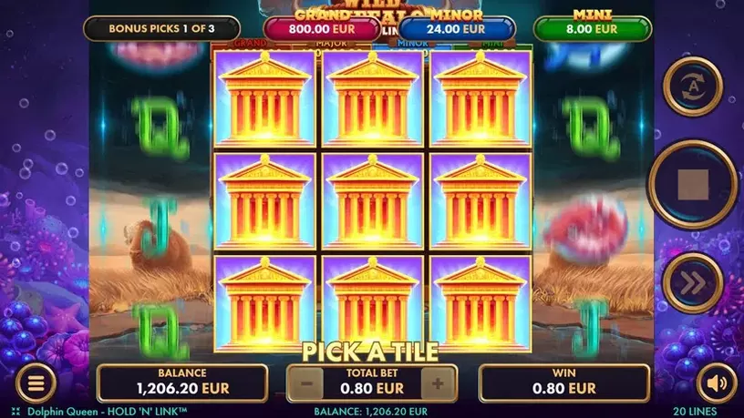 Dolphin Queen slot screenshot 5