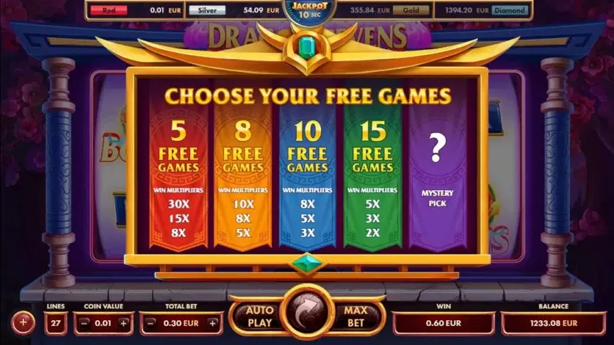 Dragon Sevens slot screenshot 4