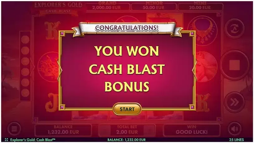 Explorer’s Gold Cash Blast slot screenshot 3