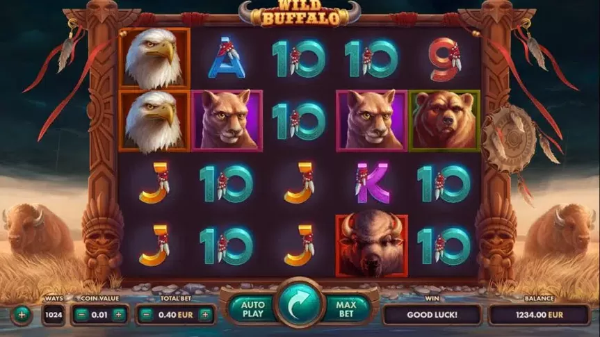 Wild Buffalo slot screenshot 1
