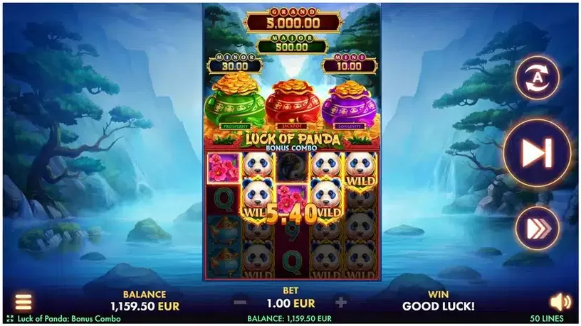 Luck of Panda: Bonus Combo slot screenshot 3