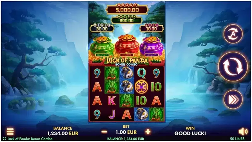 Luck of Panda: Bonus Combo slot screenshot 1