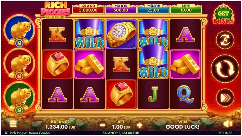 Rich Piggies: Bonus Combo slot screenshot 1