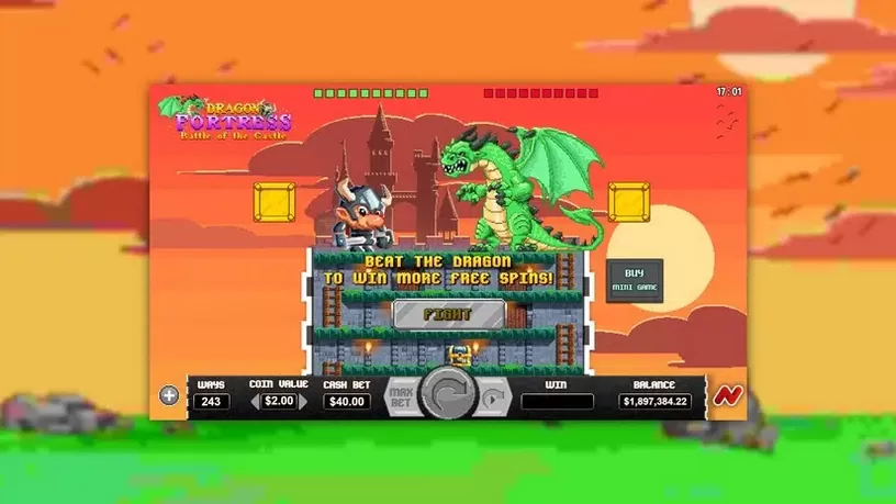 Dragon Fortress Battle of the Castle slot screenshot 6