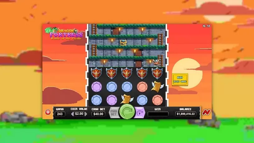 Dragon Fortress Battle of the Castle slot screenshot 1