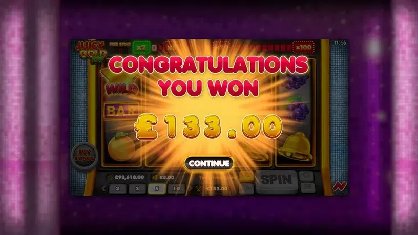 Juicy Gold 100 slot screenshot 7
