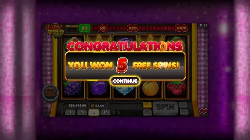 Juicy Gold 100 slot screenshot 4