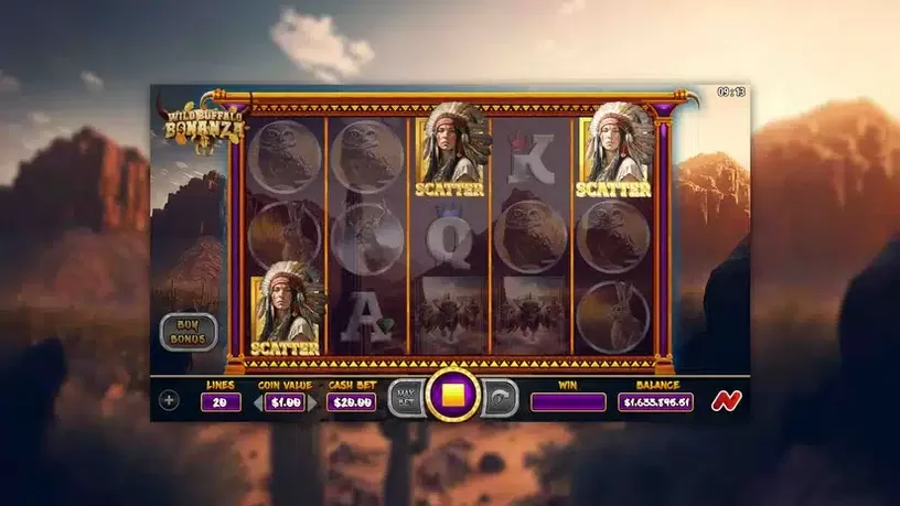 Wild Buffalo Bonanza slot screenshot 2