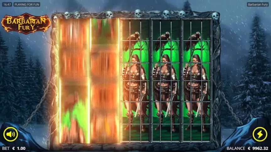 Barbarian Fury slot screenshot 3