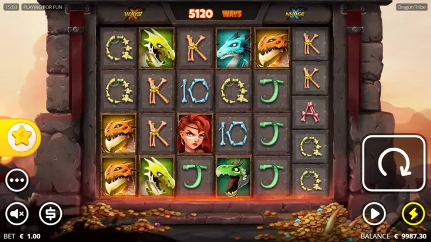 Dragon Tribe slot screenshot 2