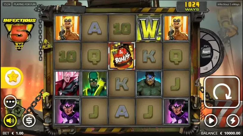 Infectious 5 slot screenshot 1