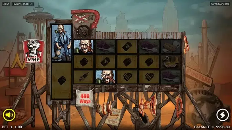 Karen Maneater slot screenshot 1